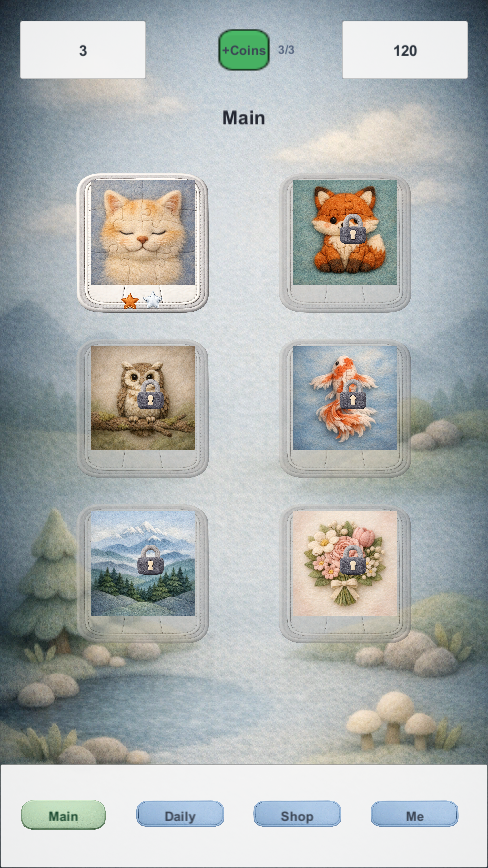 Zen Poke main gameplay screenshot