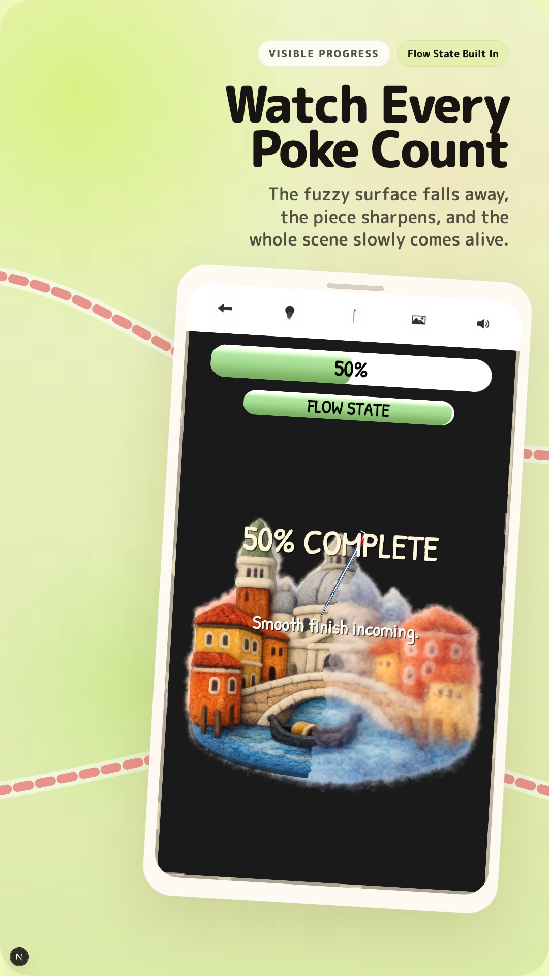 Zen Poke 50% progress